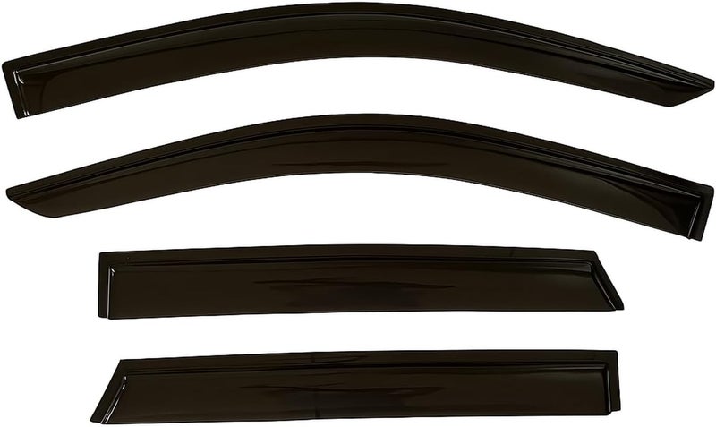 Optimal Co 2019-2026 Tape-on Rain Guards for Hyundai Santa Cruz Side Window Deflector Visors SE SEL Night XRT Limited Durable Tinted Vent Shade 2023 2024 2025 - Image 2